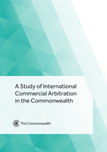 Commonwealth Study into International Commercial Arbitration