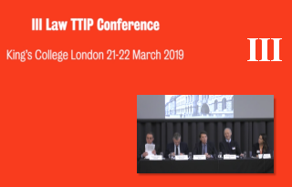 Part 3 III LAwTTIP Joint Conference: EU Law, Trade Agreements, and Dispute Resolution Mechanisms: Contemporary Challenges