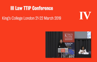 Part 4 III LAwTTIP Joint Conference: EU Law, Trade Agreements, and Dispute Resolution Mechanisms: Contemporary Challenges