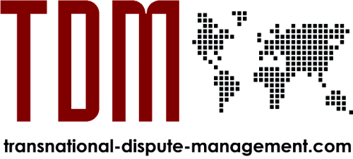 Click here to go to the new TDM website www.transnational-dispute-management.com