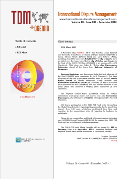 TDM 6 (2023 - FDI Moot 2023